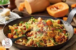 Carbonara com Abóbora Butternut