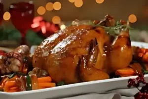 Receita de Chester Perdigão com Rolinhos de Cenoura