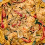 Omelete de Camarão Picante Tailandês