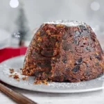 Receita de pudim de Natal vegano