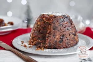 Receita de pudim de Natal vegano