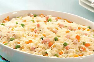 Receita de Arroz de Forno Super-Rápido