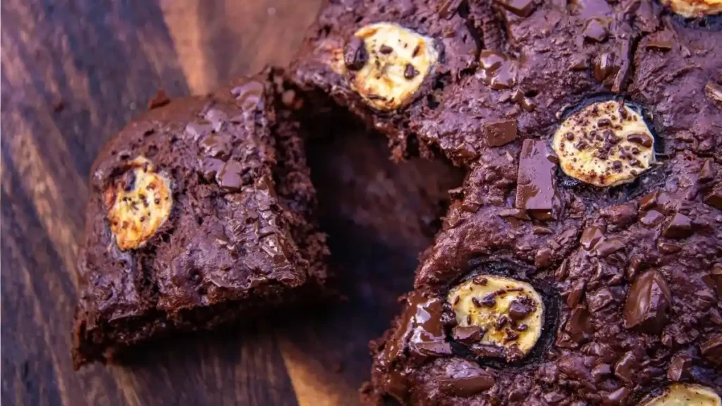 Brownie de Banana e Aveia
