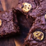 Brownie de Banana e Aveia