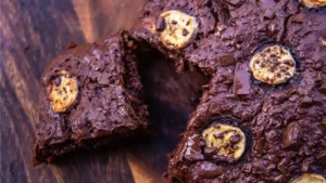 Brownie de Banana e Aveia