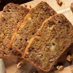 Bolo de Banana Integral com Nozes