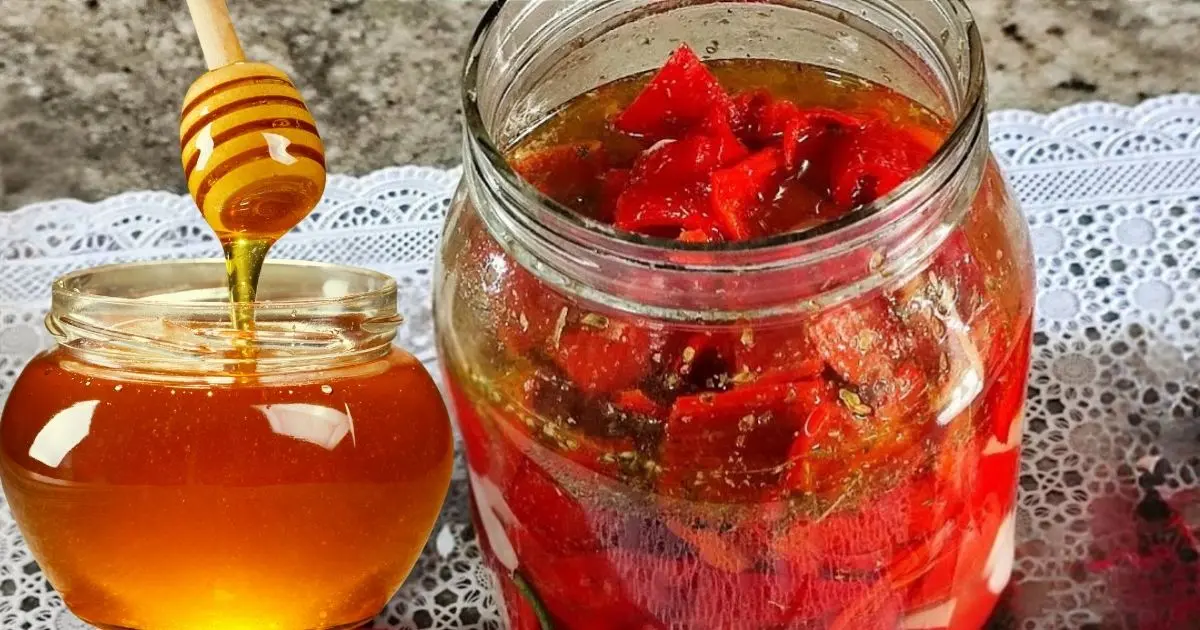 Conserva de Pimenta Dedo-de-Moça com Mel 1 Conserva de Pimenta Dedo-de-Moça com Mel