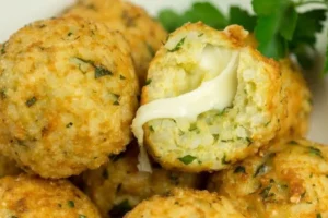 Bolinho de Arroz Recheado 