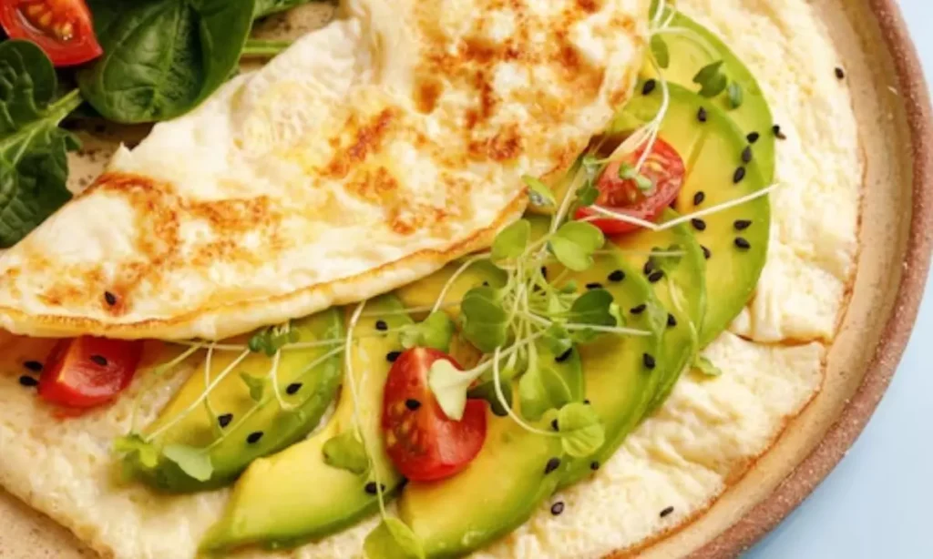 Descubra o Segredo da Omelete com Abacate e Espinafre