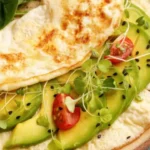 Descubra o Segredo da Omelete com Abacate e Espinafre