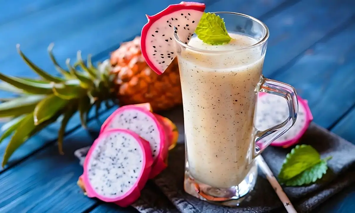Suco de Pitaya com Abacaxi