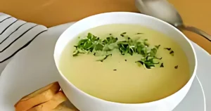 Sopa dos Ventos Gelados Creme de Batata-Doce com Alecrim