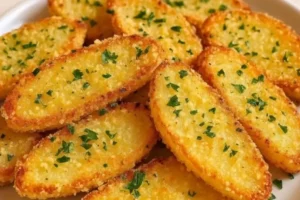 Batatas Assadas com Alho e Parmesão 1 Batatas Assadas com Alho e Parmesão