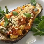 Berinjela Recheada Mediterrânea