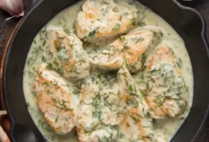 Receita de Frango Cremoso com Ervas