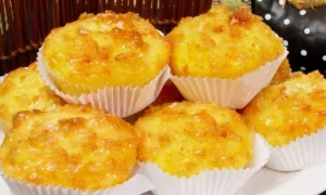 Queijadinha de Leite Condensado e Limão