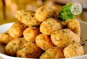 Receita de bolinho de arroz com tilápia