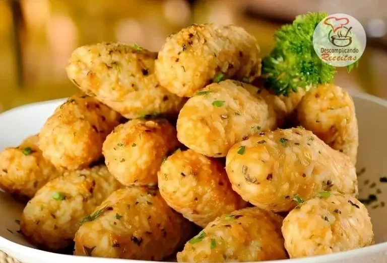 Receita de bolinho de arroz com tilápia