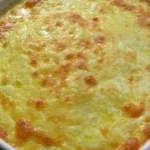 Suflê de Alho-Poró com Queijo Gratinado