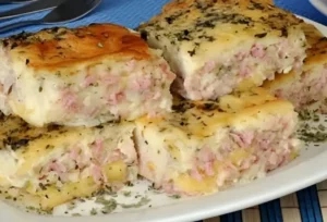 Torta de Presunto e Queijo