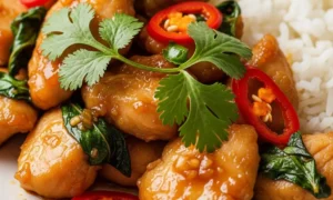 Frango tailandês ao molho de peixe