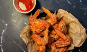 Asas de Frango Crocantes na Air Fryer com Toque Tailandês