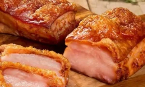 Panceta Grelhada com Mel e Mostarda