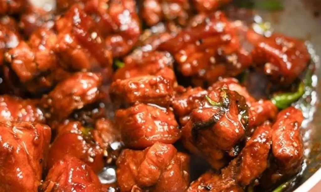 Panceta Oriental ao Molho Agridoce