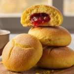 Pãozinho de Fubá Recheado com Goiabada