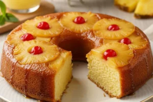 Bolo de Abacaxi Caramelizado