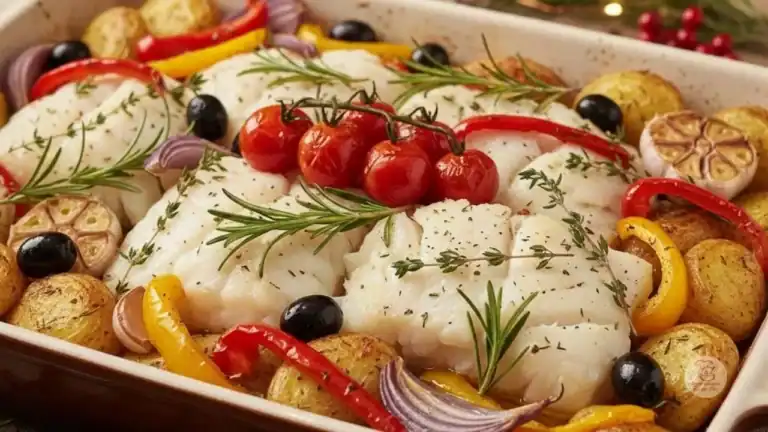 Bacalhau no forno para fazer no natal