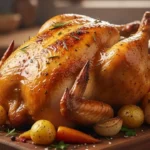 Frango Assado de Padaria com Batatas Douradas Feito em Casa