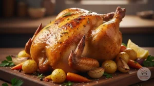 Frango Assado de Padaria com Batatas Douradas Feito em Casa