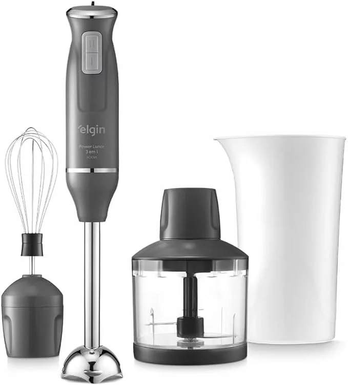 Mixer Power Inox 3 em 1 600W Elgin Lunar