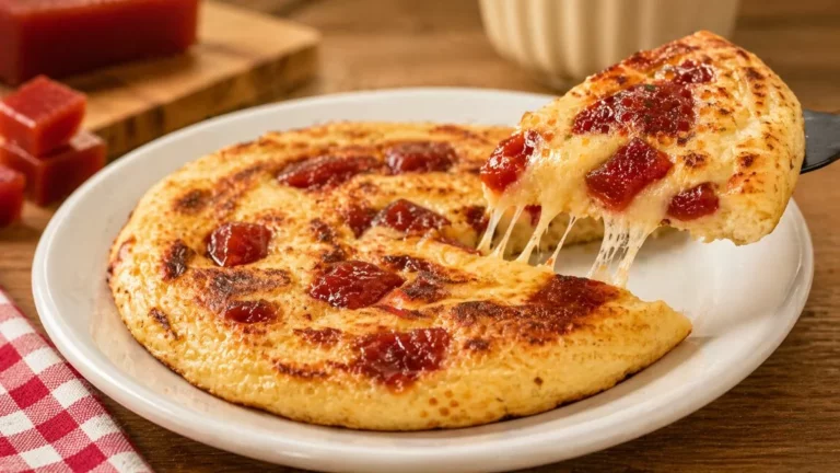 Pão de Queijo de Frigideira com Goiabada
