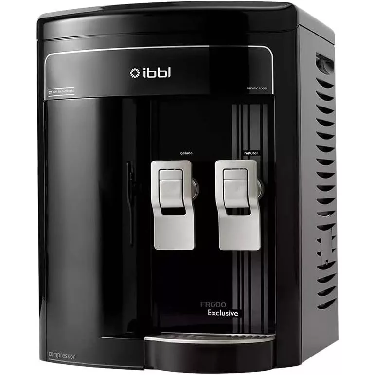 Purificador de Água IBBL FR600 Compressor Exclusive Preto - 220VPurificador de Água IBBL FR600 Compressor Exclusive Preto - 220V
