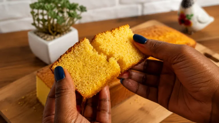 Delicioso Bolo de Fubá para Diabéticos
